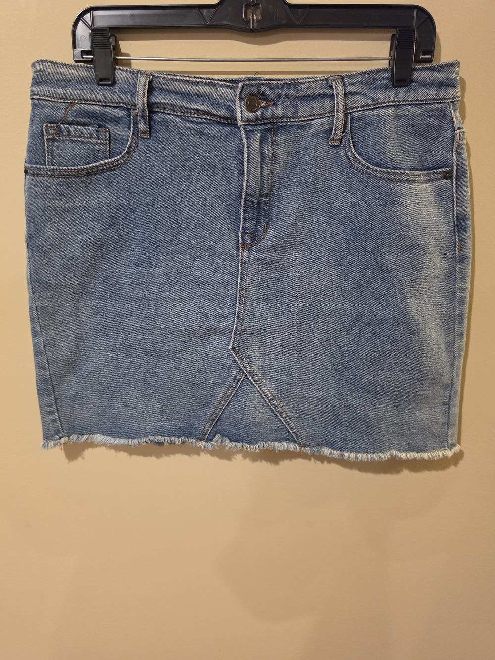 Classic Light Blue Denim Mini Skirt